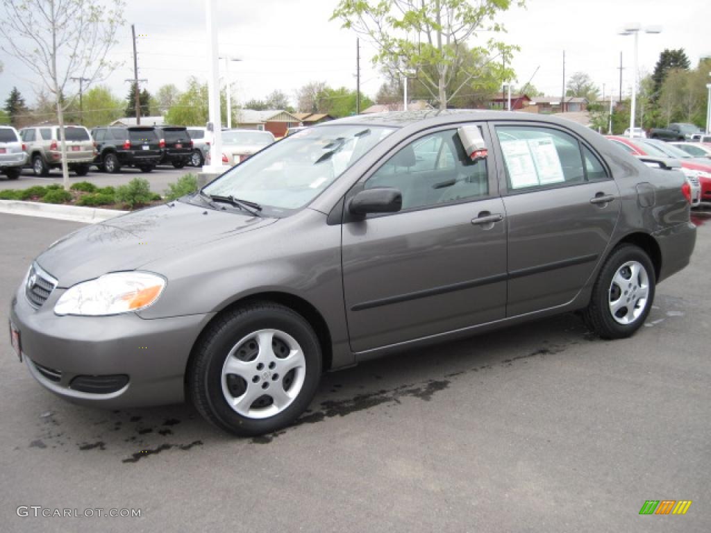 2007 Corolla CE - Phantom Gray Pearl / Gray photo #5