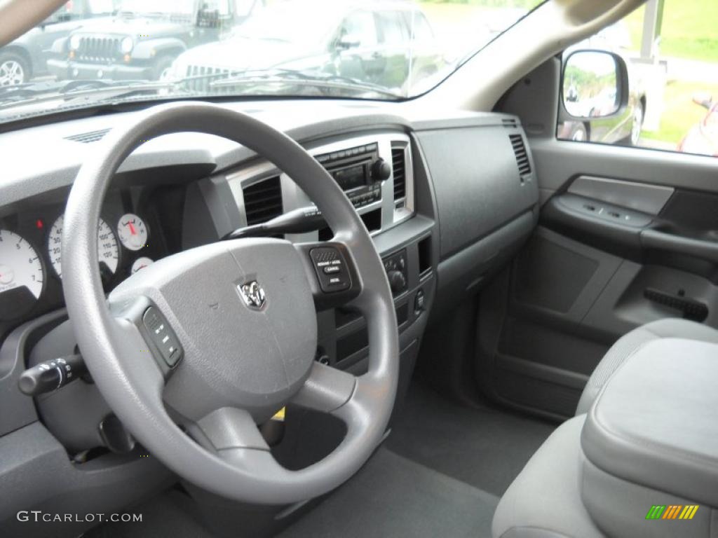 2008 Ram 1500 Big Horn Edition Quad Cab 4x4 - Bright Silver Metallic / Medium Slate Gray photo #7