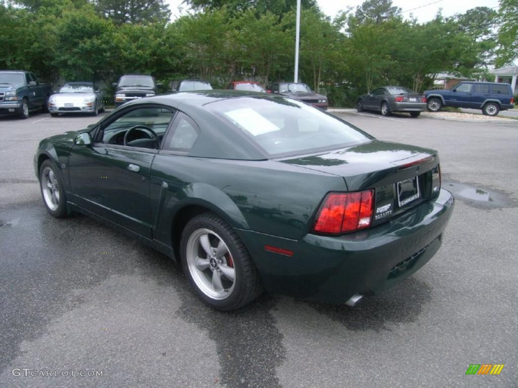 2001 Mustang Bullitt Coupe - Dark Highland Green / Dark Charcoal photo #3
