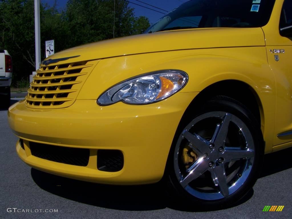 2006 PT Cruiser Street Cruiser Route 66 Edition - Solar Yellow / Pastel Slate Gray photo #2