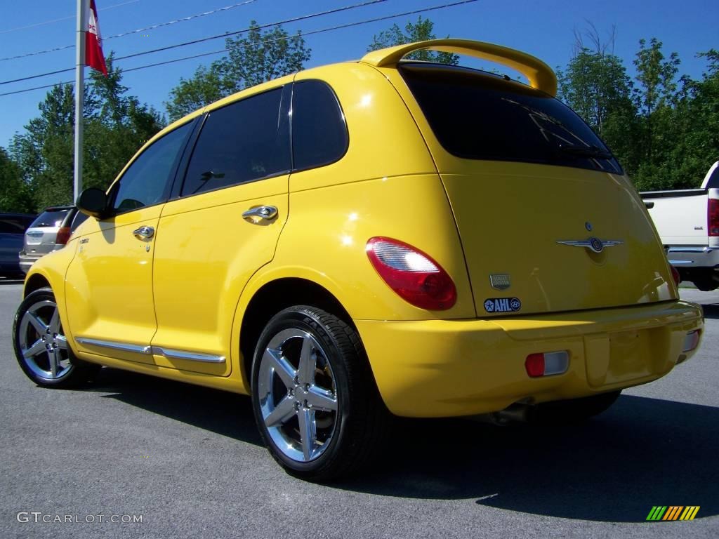 2006 PT Cruiser Street Cruiser Route 66 Edition - Solar Yellow / Pastel Slate Gray photo #5