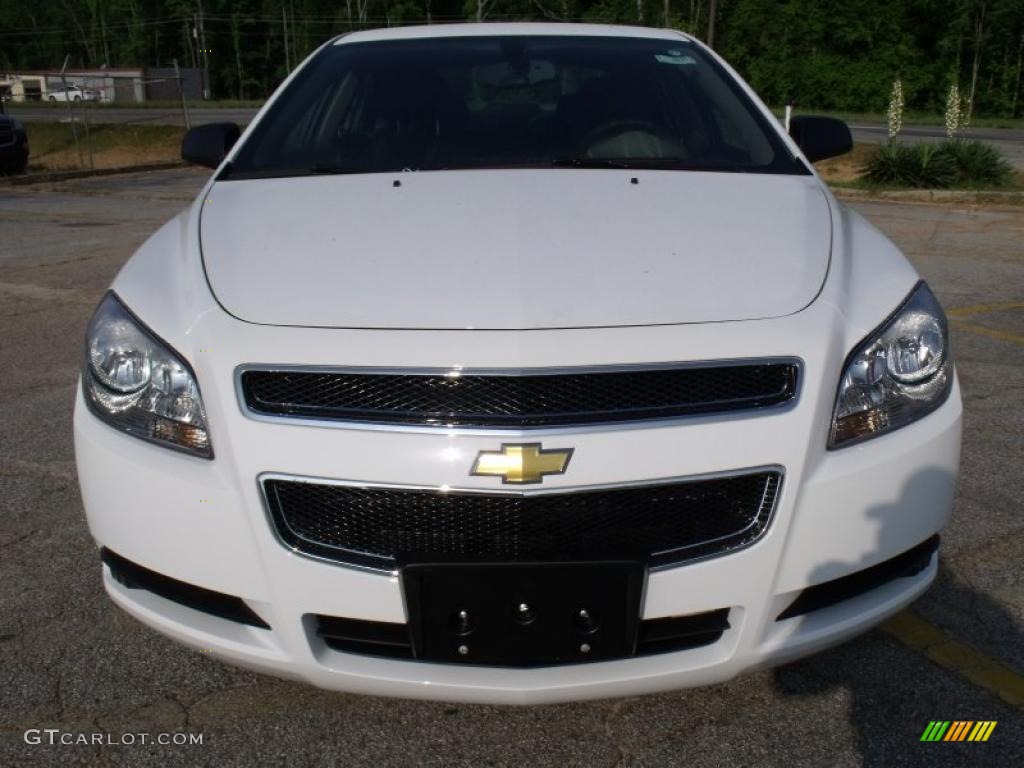 2010 Malibu LS Sedan - Summit White / Cocoa/Cashmere photo #8