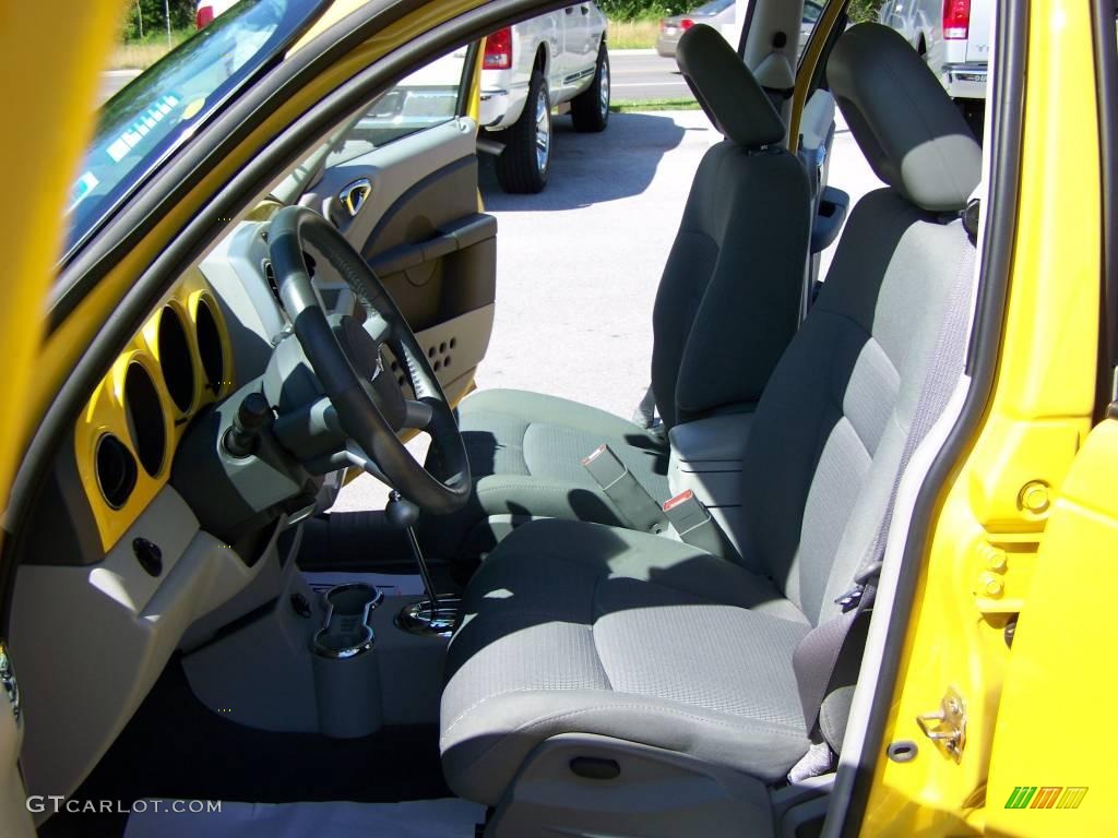 2006 PT Cruiser Street Cruiser Route 66 Edition - Solar Yellow / Pastel Slate Gray photo #10