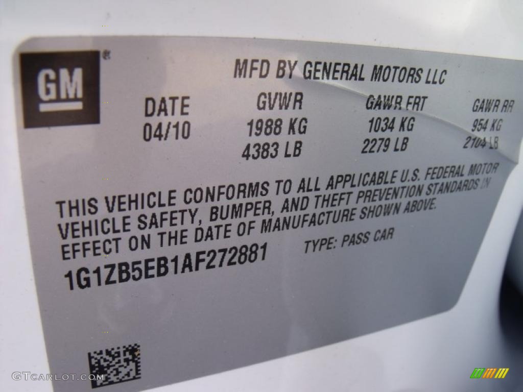 2010 Malibu LS Sedan - Summit White / Cocoa/Cashmere photo #19