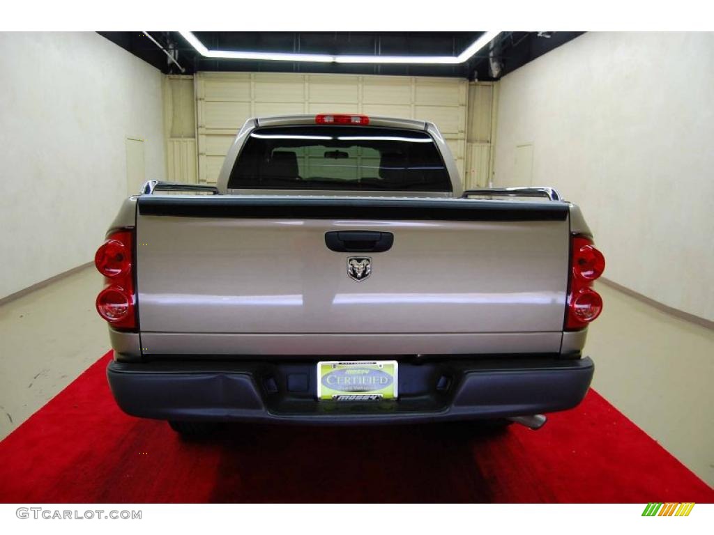 2008 Ram 1500 ST Quad Cab - Light Khaki Metallic / Khaki photo #5