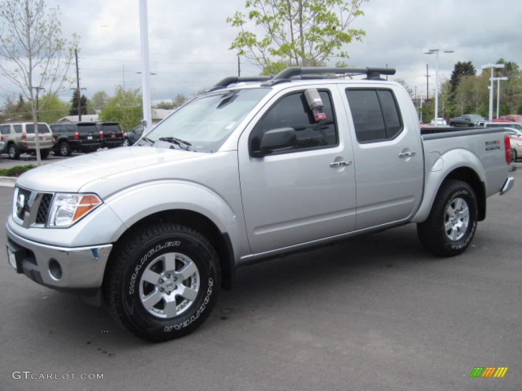 2008 Frontier Nismo Crew Cab 4x4 - Radiant Silver / Blue photo #5