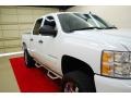 2008 Summit White Chevrolet Silverado 1500 LT Crew Cab  photo #14