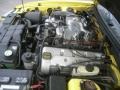 2001 Zinc Yellow Metallic Ford Mustang Cobra Convertible  photo #20