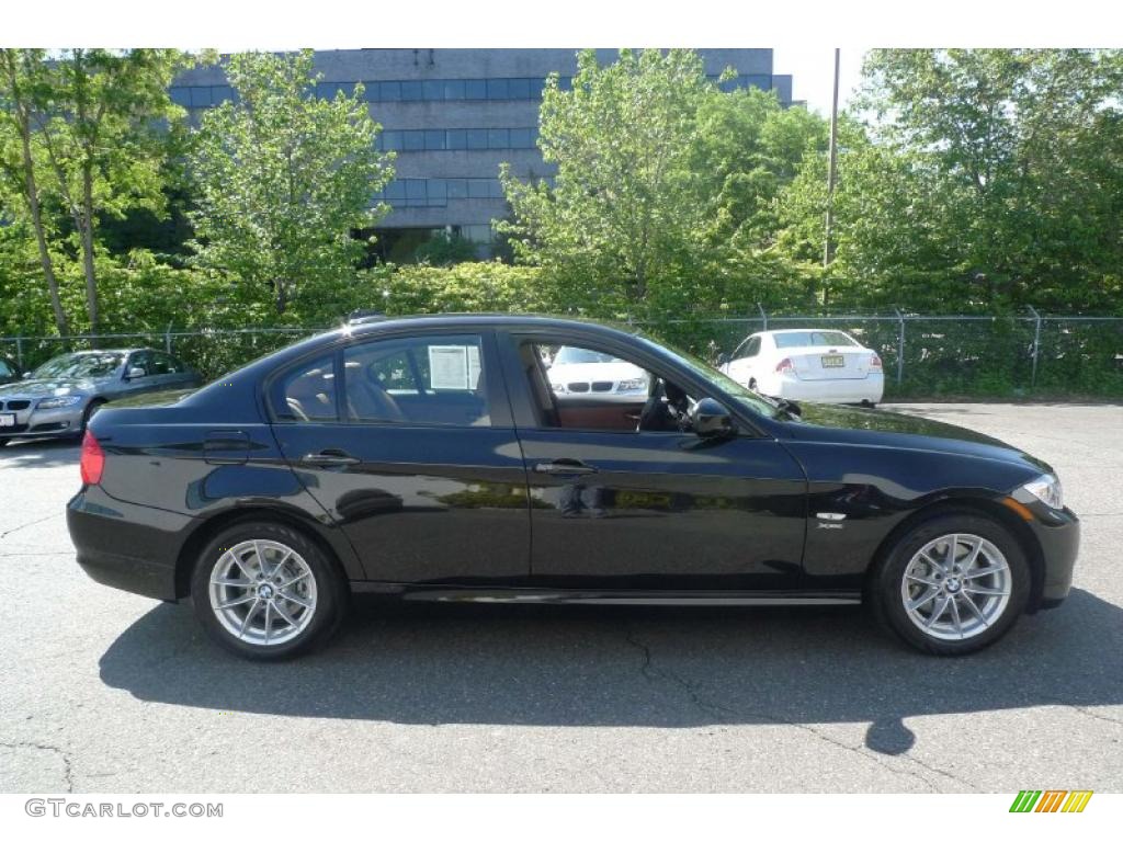 2010 3 Series 328i xDrive Sedan - Black Sapphire Metallic / Saddle Brown Dakota Leather photo #5