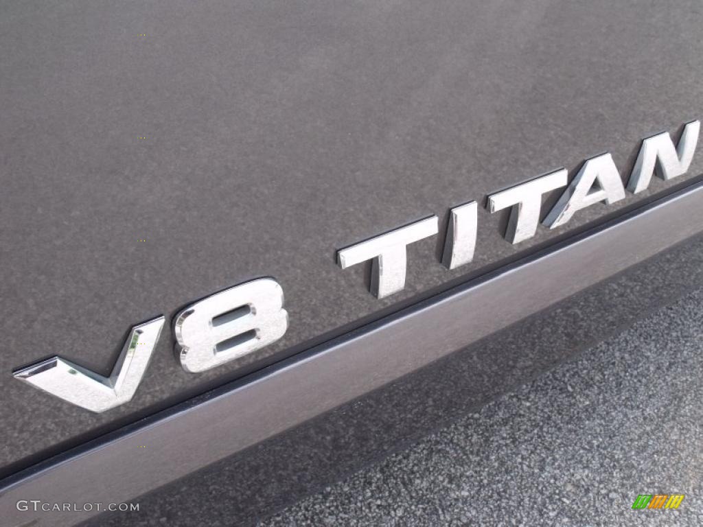 2007 Titan SE King Cab - Smoke Gray / Graphite Black/Titanium photo #10