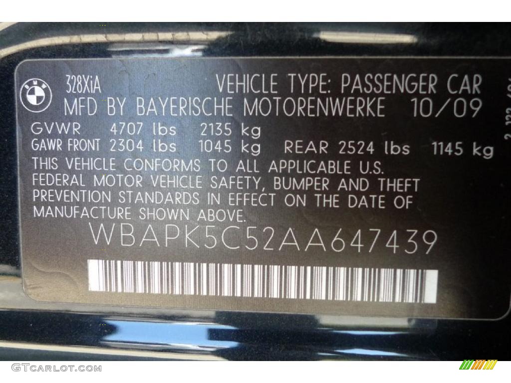2010 3 Series 328i xDrive Sedan - Black Sapphire Metallic / Saddle Brown Dakota Leather photo #50