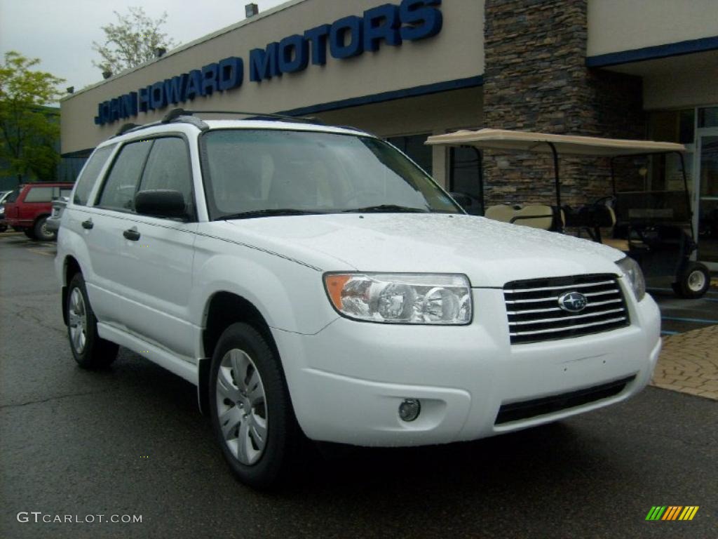 Aspen White Subaru Forester