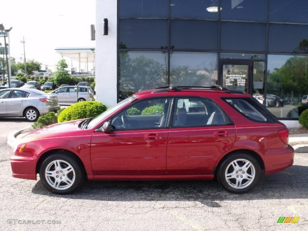2003 Impreza 2.5 TS Wagon - Sedona Red Pearl / Gray photo #5
