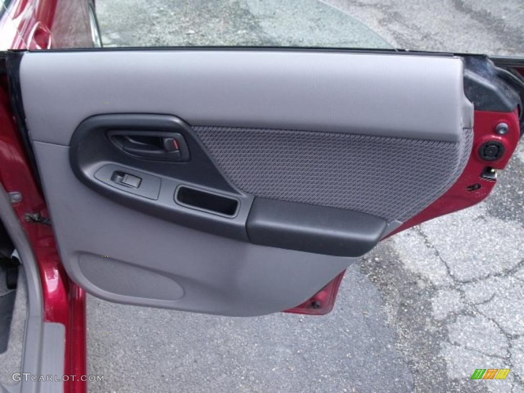 2003 Impreza 2.5 TS Wagon - Sedona Red Pearl / Gray photo #11