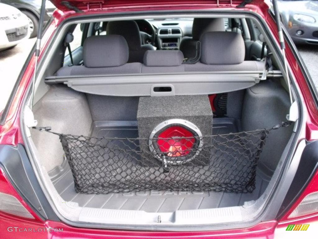 2003 Impreza 2.5 TS Wagon - Sedona Red Pearl / Gray photo #13