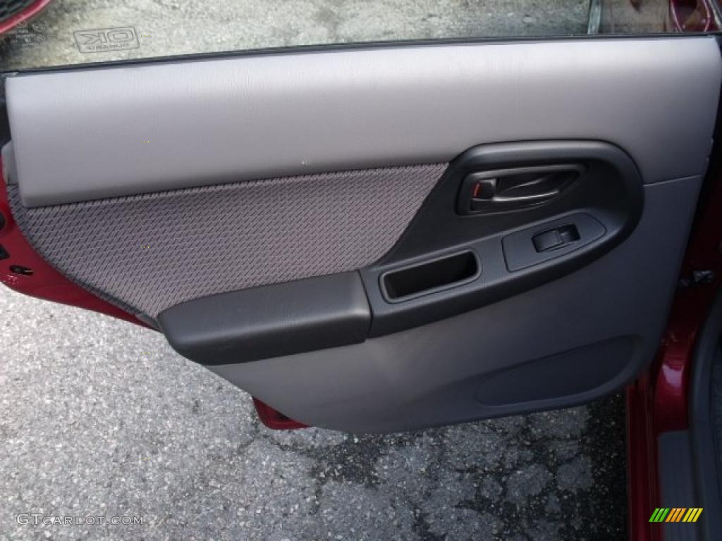 2003 Impreza 2.5 TS Wagon - Sedona Red Pearl / Gray photo #14