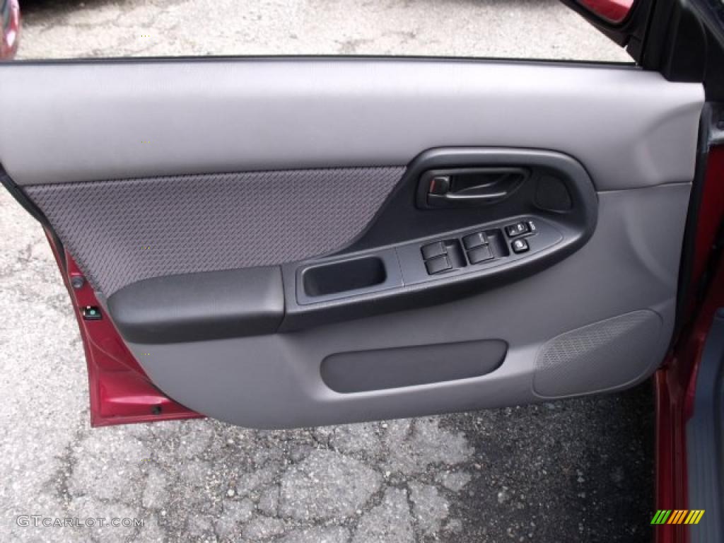 2003 Impreza 2.5 TS Wagon - Sedona Red Pearl / Gray photo #16