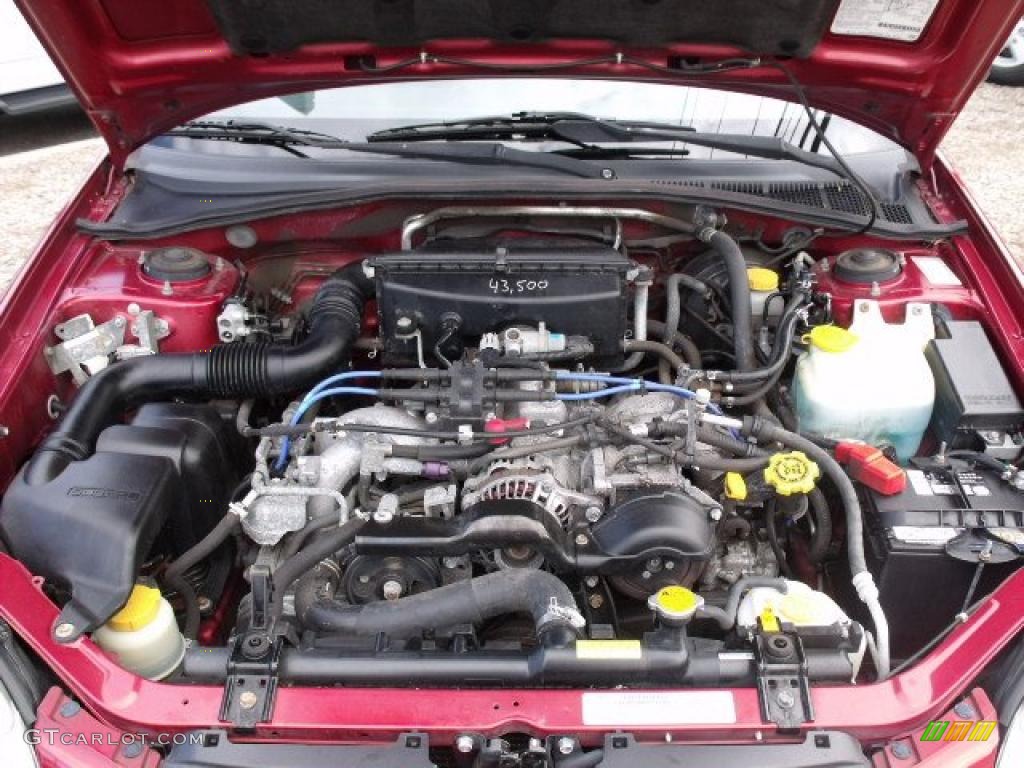 2003 Impreza 2.5 TS Wagon - Sedona Red Pearl / Gray photo #29