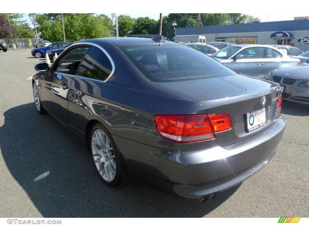 2008 3 Series 328i Coupe - Sparkling Graphite Metallic / Black photo #3