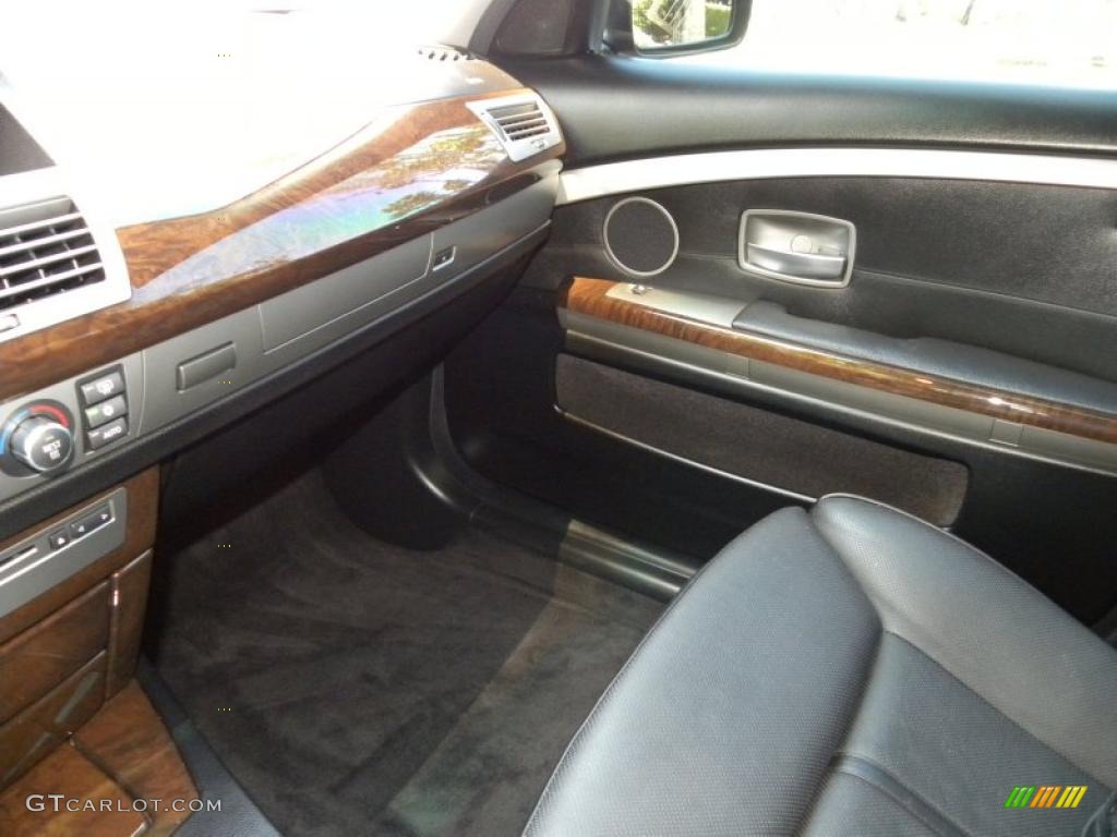 2006 7 Series 750Li Sedan - Black Sapphire Metallic / Black/Black photo #16