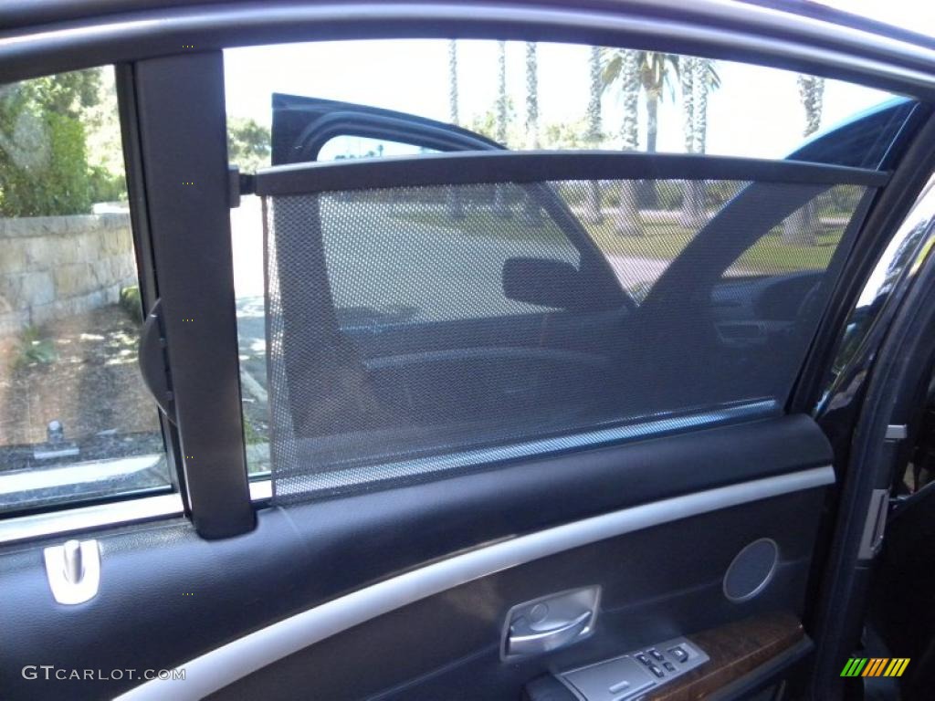 2006 7 Series 750Li Sedan - Black Sapphire Metallic / Black/Black photo #19