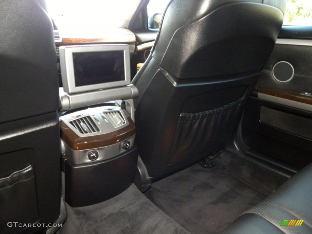 2006 7 Series 750Li Sedan - Black Sapphire Metallic / Black/Black photo #21
