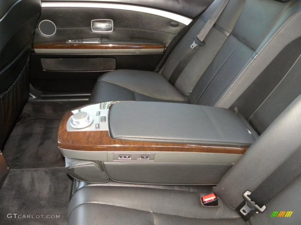 2006 7 Series 750Li Sedan - Black Sapphire Metallic / Black/Black photo #22