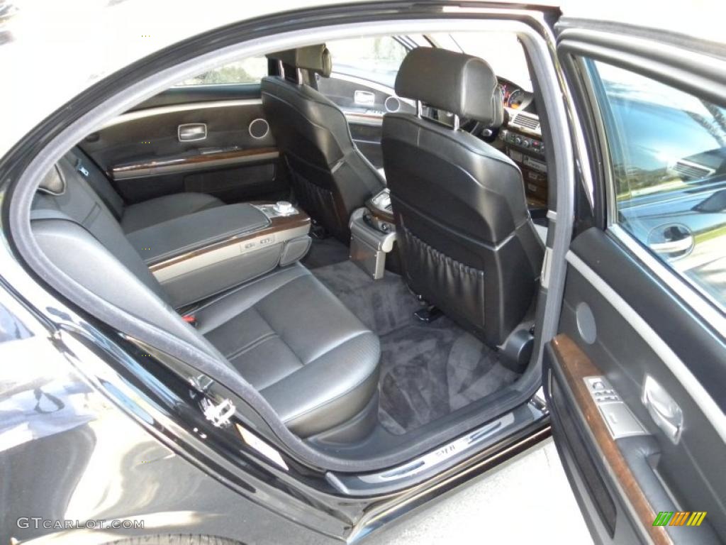 2006 7 Series 750Li Sedan - Black Sapphire Metallic / Black/Black photo #23