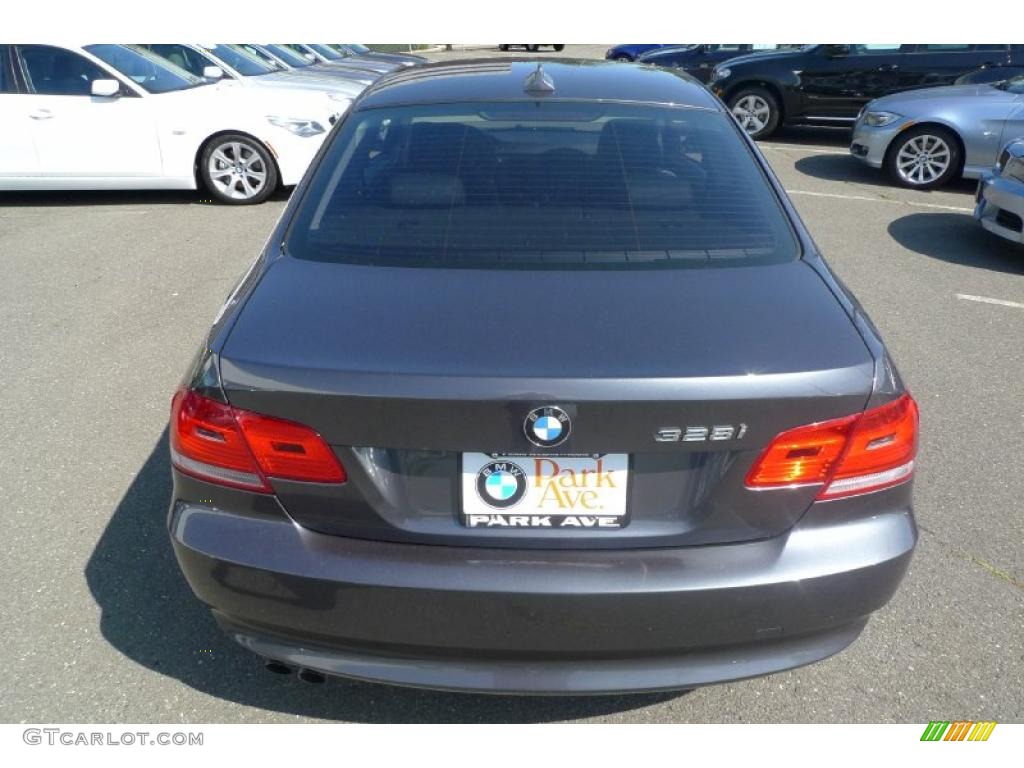 2008 3 Series 328i Coupe - Sparkling Graphite Metallic / Black photo #13