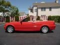 2001 Bright Red BMW 3 Series 325i Convertible  photo #8