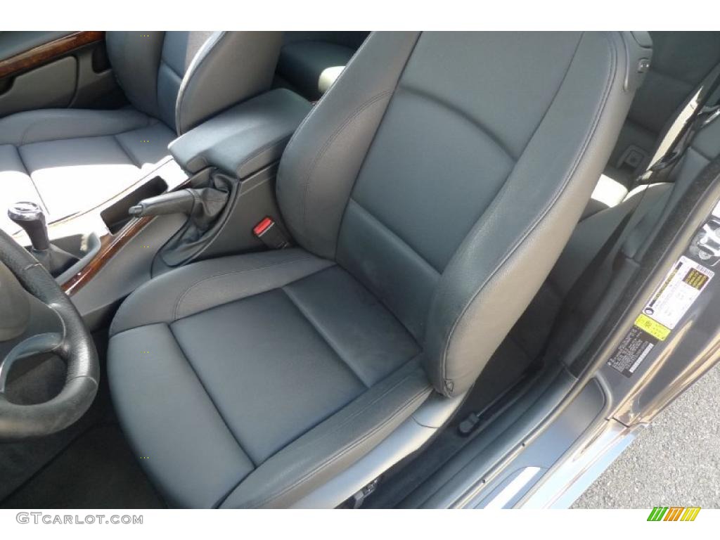 2008 3 Series 328i Coupe - Sparkling Graphite Metallic / Black photo #23