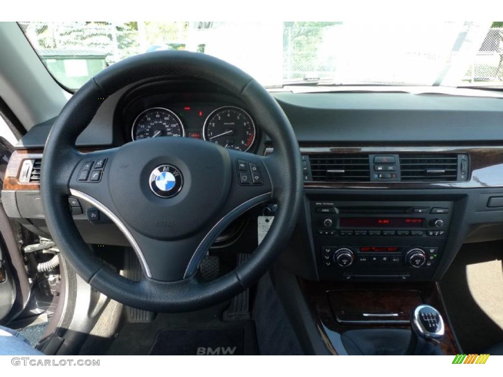 2008 3 Series 328i Coupe - Sparkling Graphite Metallic / Black photo #47