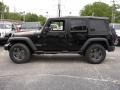 2010 Black Jeep Wrangler Unlimited Mountain Edition 4x4  photo #9