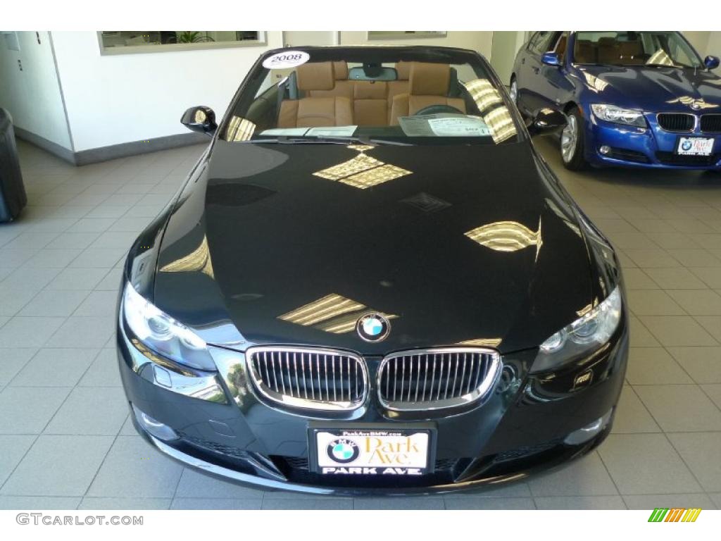 2008 3 Series 328i Convertible - Black Sapphire Metallic / Saddle Brown/Black photo #11