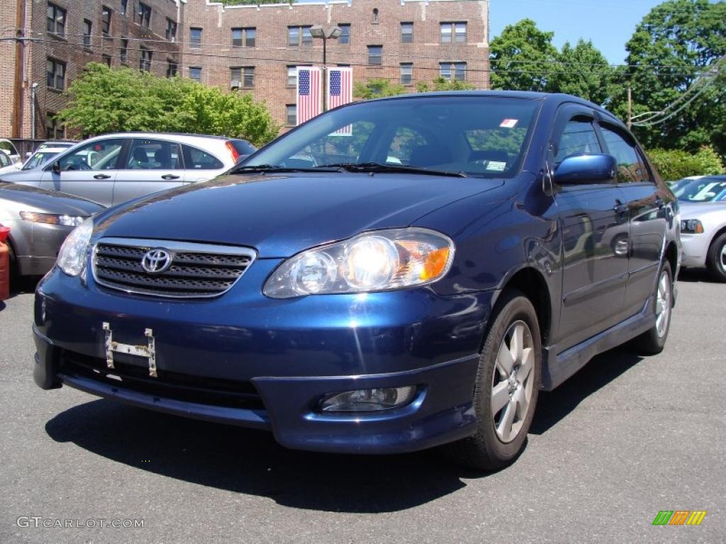 2006 Corolla S - Indigo Ink Pearl / Dark Charcoal photo #1