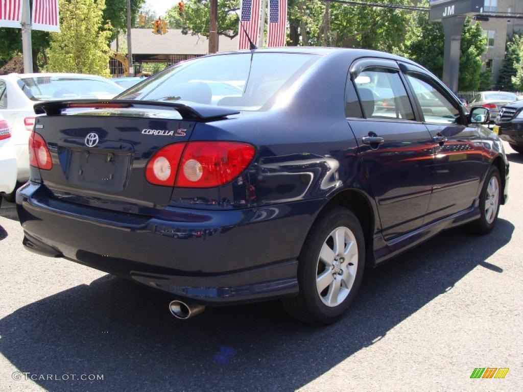 2006 Corolla S - Indigo Ink Pearl / Dark Charcoal photo #5