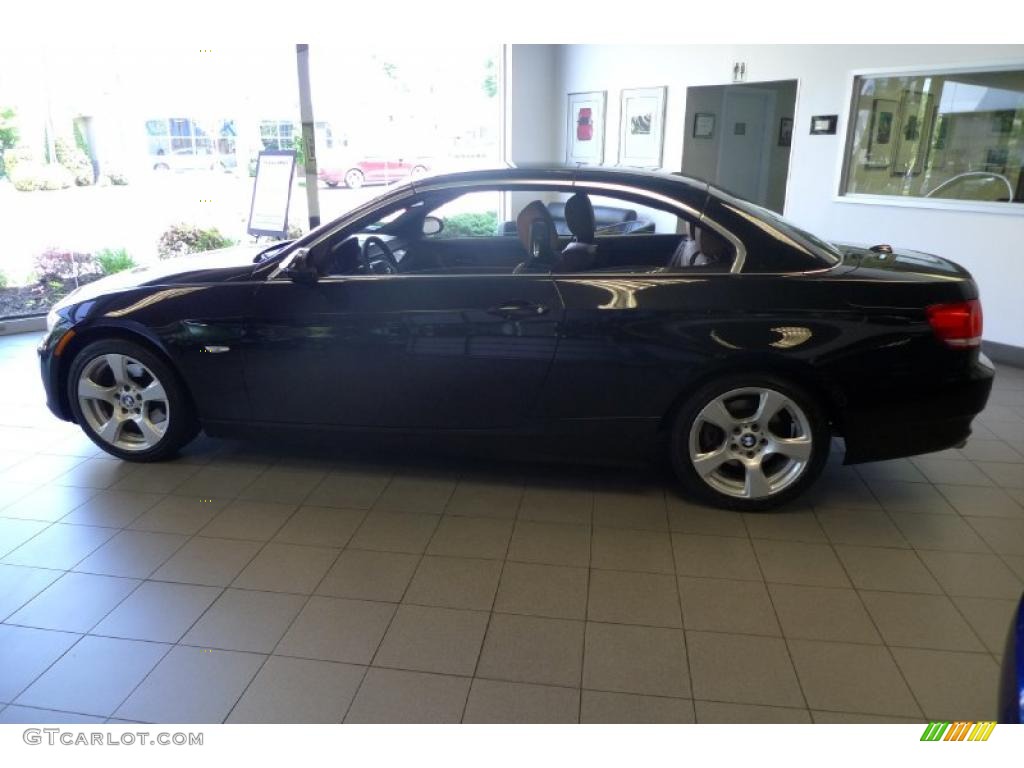 2008 3 Series 328i Convertible - Black Sapphire Metallic / Saddle Brown/Black photo #22