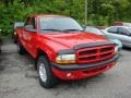 2002 Flame Red Dodge Dakota Sport Quad Cab 4x4  photo #1