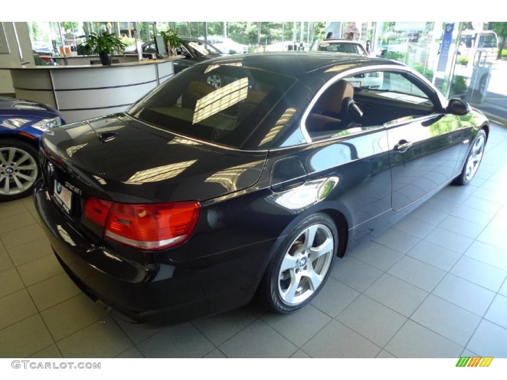 2008 3 Series 328i Convertible - Black Sapphire Metallic / Saddle Brown/Black photo #24