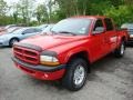 2002 Flame Red Dodge Dakota Sport Quad Cab 4x4  photo #5