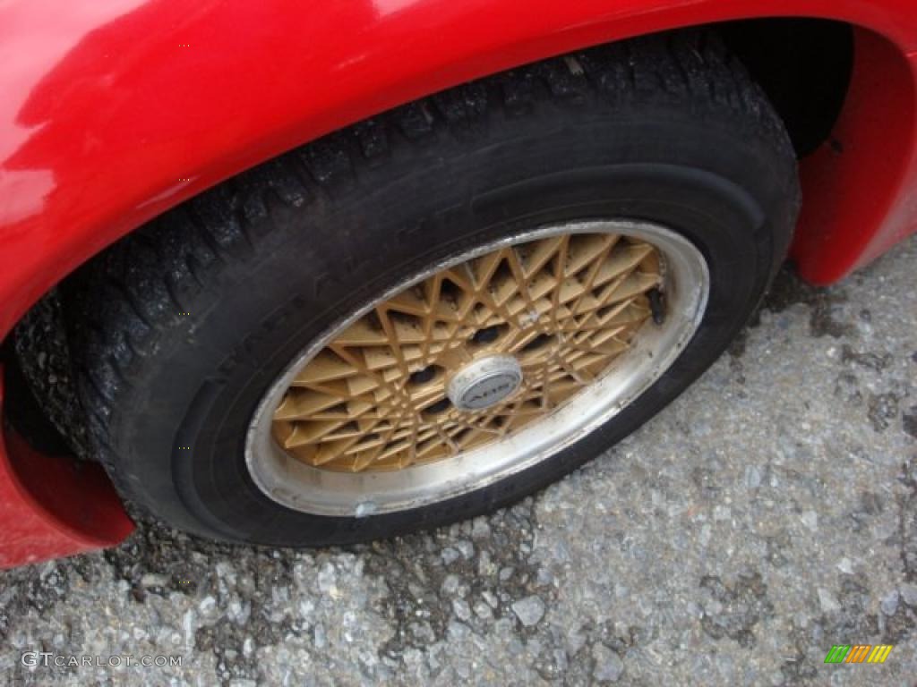 1995 Grand Prix SE Coupe - Bright Red / Tan photo #7