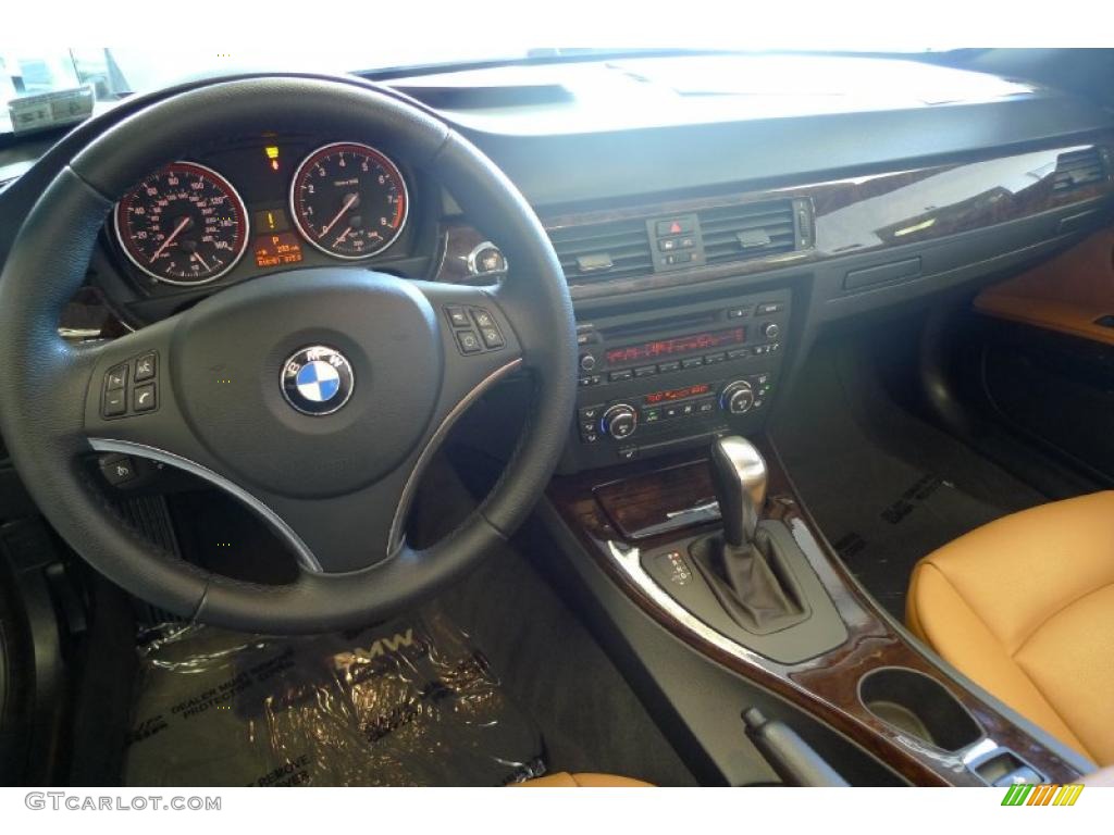 2008 3 Series 328i Convertible - Black Sapphire Metallic / Saddle Brown/Black photo #47