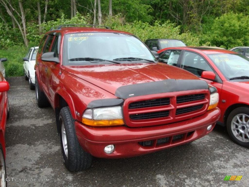 1998 Durango SLT 4x4 - Chili Pepper Red / Gray photo #1