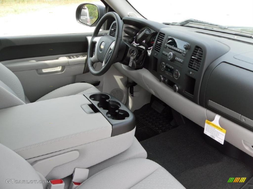 2010 Silverado 1500 LT Extended Cab - Black / Light Titanium/Ebony photo #20