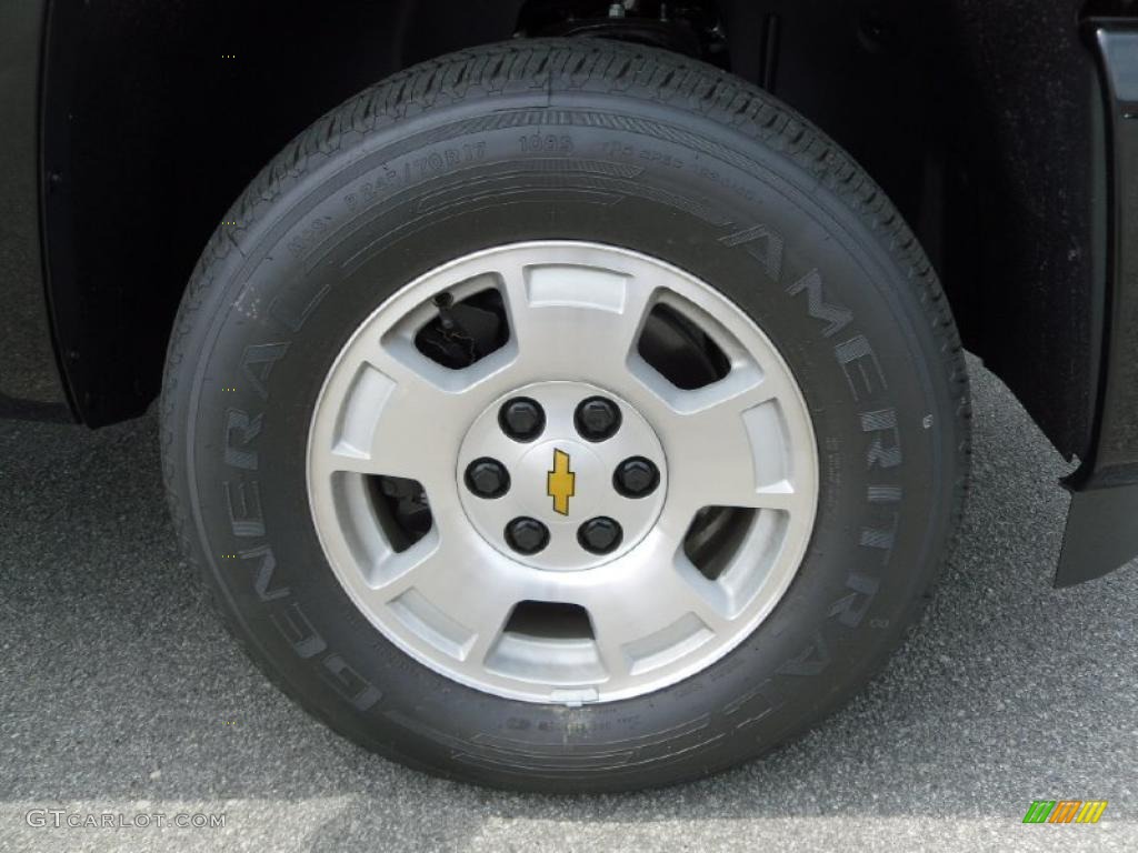 2010 Silverado 1500 LT Extended Cab - Black / Light Titanium/Ebony photo #22