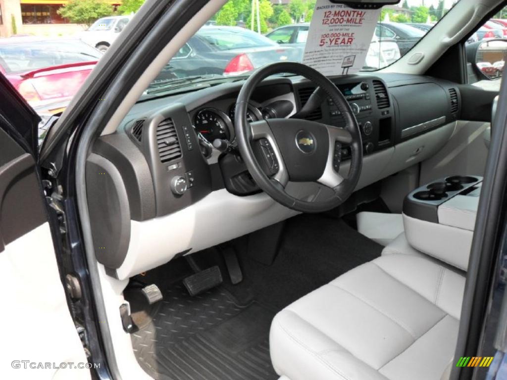 2007 Silverado 1500 LT Z71 Crew Cab 4x4 - Dark Blue Metallic / Light Titanium/Ebony Black photo #23