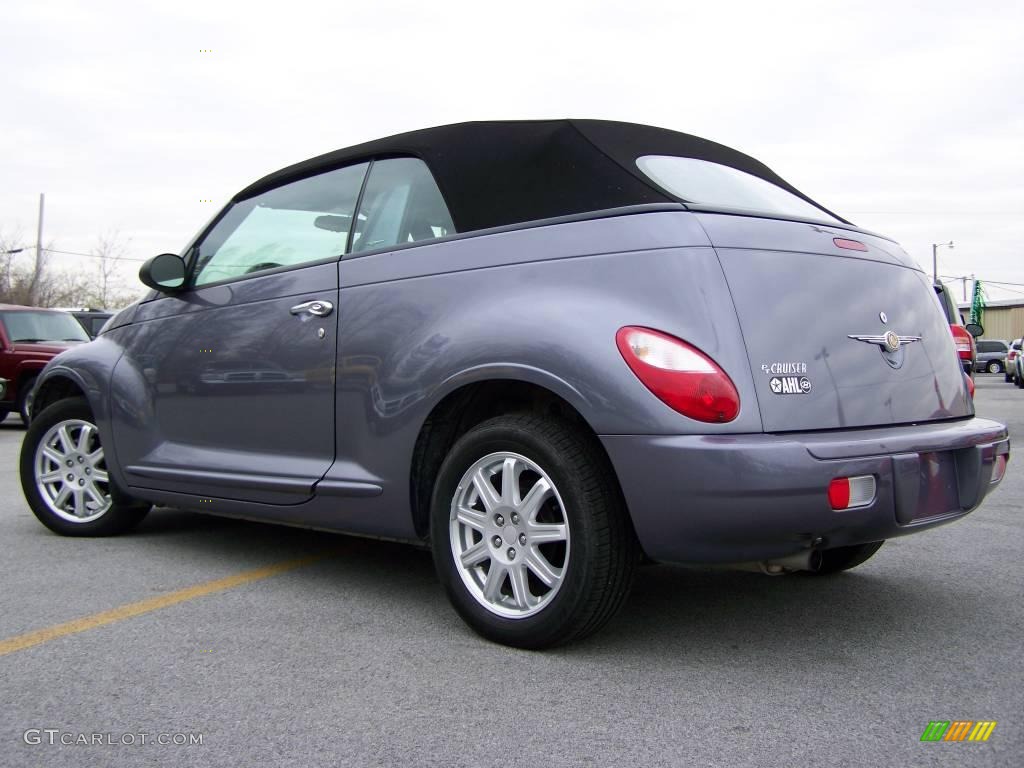 2007 PT Cruiser Convertible - Opal Gray Metallic / Pastel Slate Gray photo #5