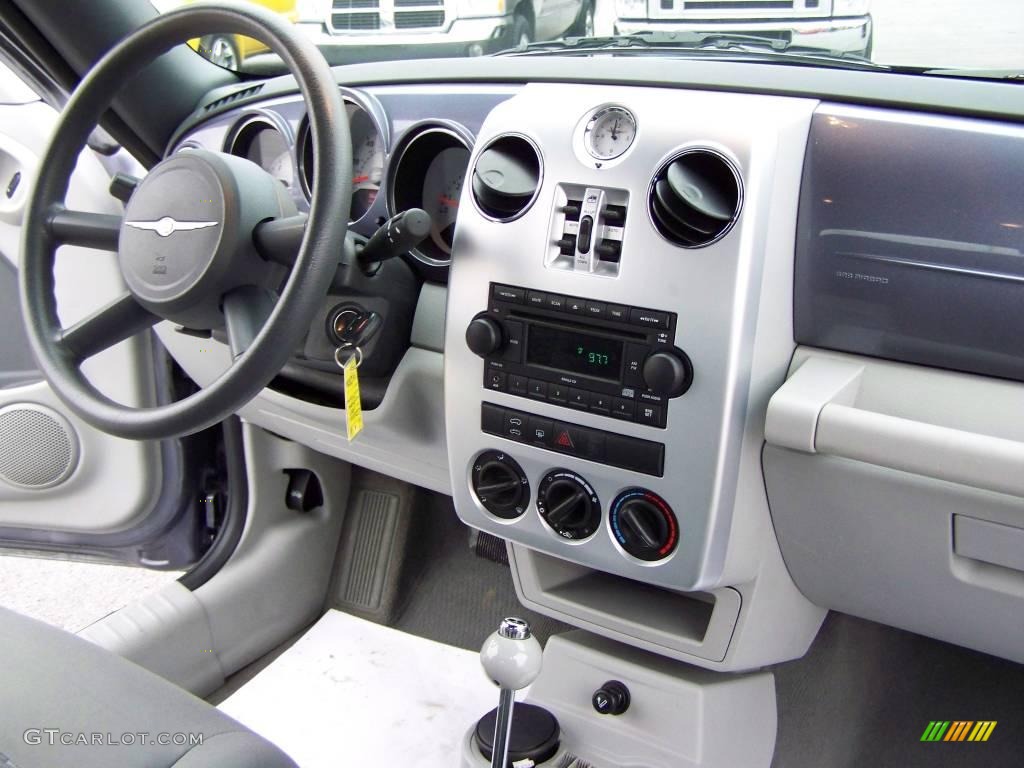 2007 PT Cruiser Convertible - Opal Gray Metallic / Pastel Slate Gray photo #11
