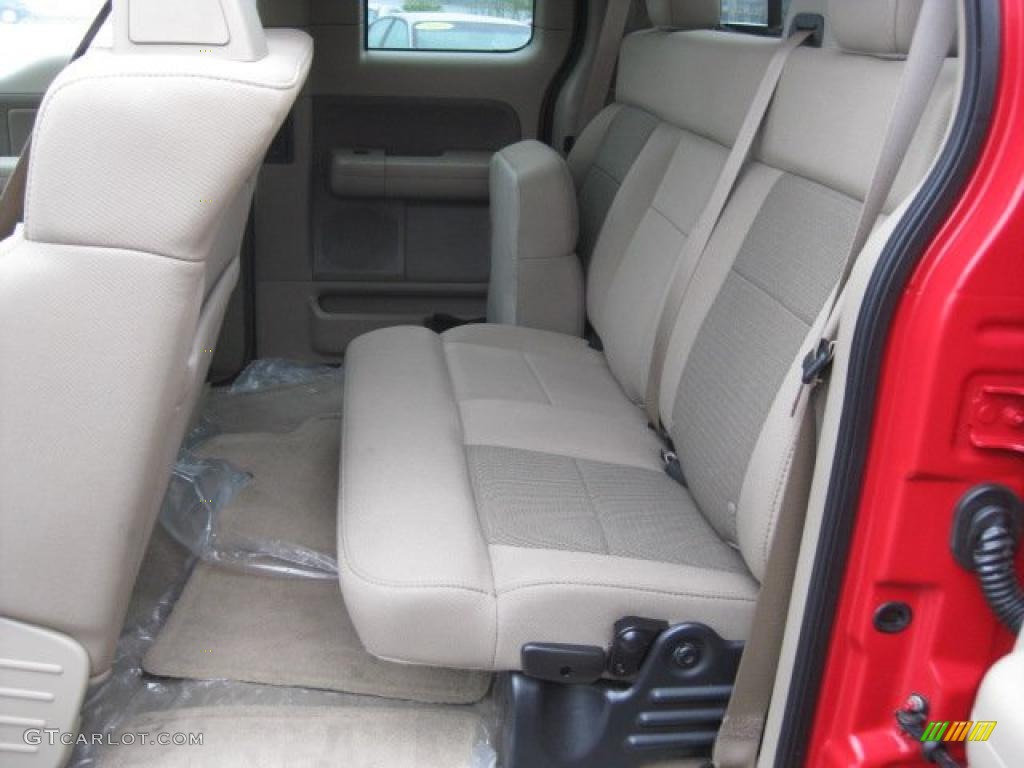 2005 F150 XLT SuperCab 4x4 - Bright Red / Tan photo #23