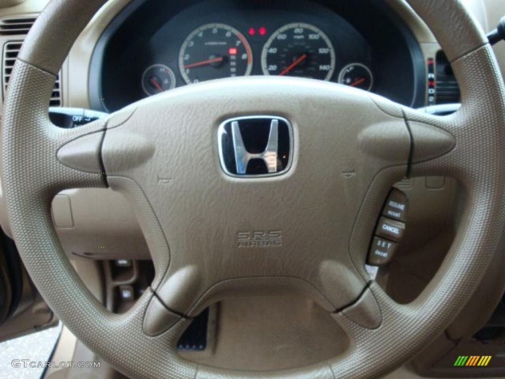 2003 CR-V LX 4WD - Mojave Mist Metallic / Saddle photo #12